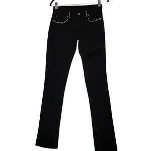 BESS mid rise black jeans